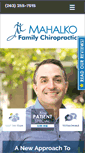 Mobile Screenshot of mahalkochiropractic.com